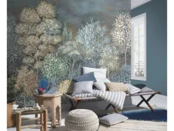 Erismann Fototapete French Forest 400 cm x 270 cm Blau
