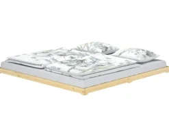 Erst-Holz Echtholzbett Futonbett Doppelbett 180 x 200 Kiefer Modell 47 ohne Zubehör