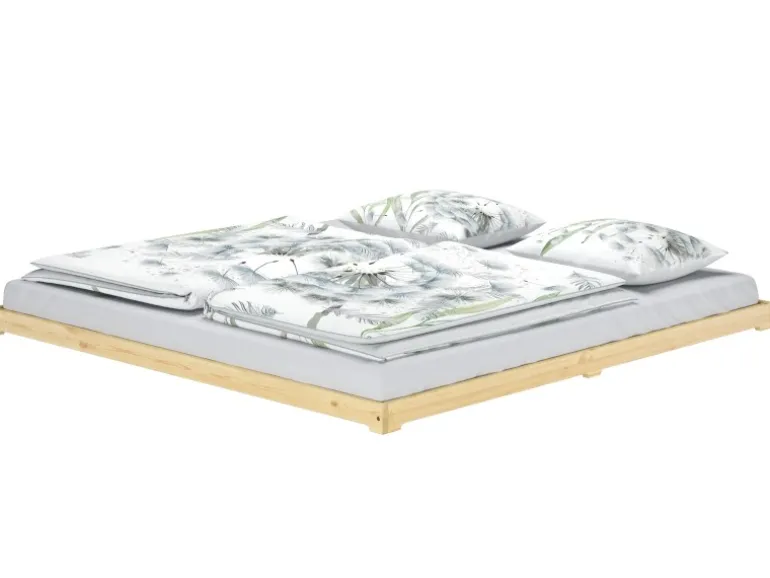 Erst-Holz Echtholzbett Futonbett Doppelbett 180 x 200 Kiefer Modell 47 ohne Zubehör