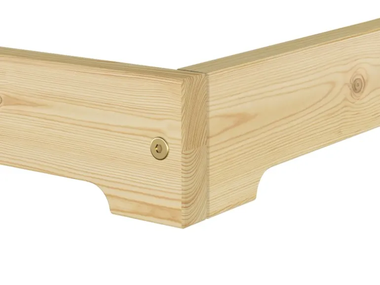 Erst-Holz Echtholzbett Futonbett Doppelbett 180 x 200 Kiefer Modell 47 ohne Zubehör