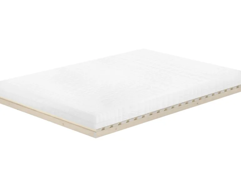 Erst-Holz Niederflurbett Metallfrei 140 x 200 Futon Lattenrost Fichte Modell 97 ohne Zubehör