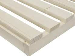 Erst-Holz Niederflurbett Metallfrei 140 x 200 Futon Lattenrost Fichte Modell 97 ohne Zubehör