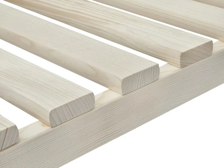 Erst-Holz Niederflurbett Metallfrei 140 x 200 Futon Lattenrost Fichte Modell 97 ohne Zubehör