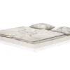 Erst-Holz Weißes Niederflurbett Futonbett Kieferholzbett 180 x 200 Modell 47 ohne Zubehör