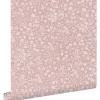 ESTAhome Tapete Blumen Altrosa 50 x 900 cm 139884