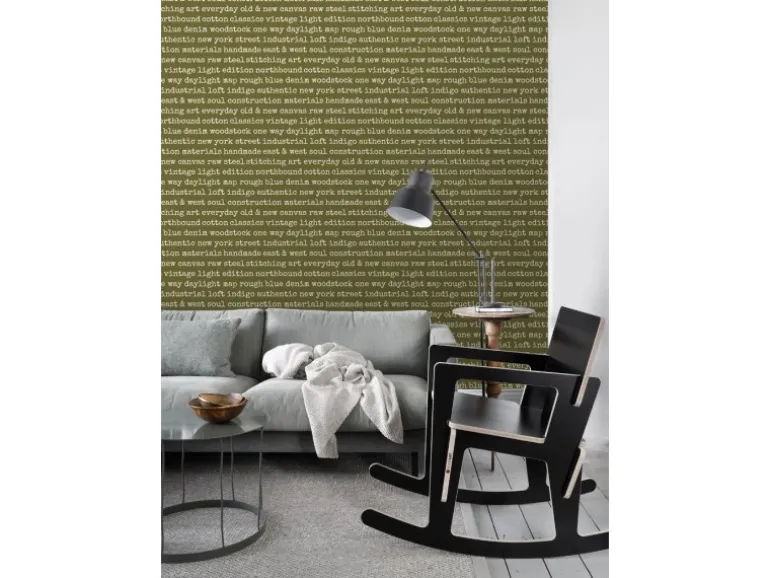 ESTAhome Tapete City Talk Sprüche Olivgrün 53 cm x 10.05 m
