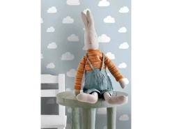 ESTAhome Tapete Kleine Wolken 7386 Himmelblau 0.53 x 10.05 m