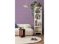 ESTAhome Tapete Leopardenmuster Violett 53 cm x 10.05 m