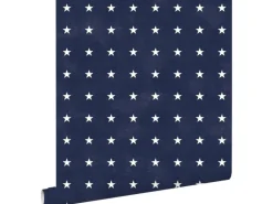 ESTAhome Tapete Sterne Marineblau 53 cm x 10,05 m 136461