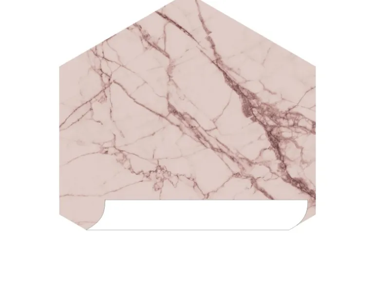 ESTAhome Wandtattoo Marmor-Optik Graurosa 70 x 81 cm 159003
