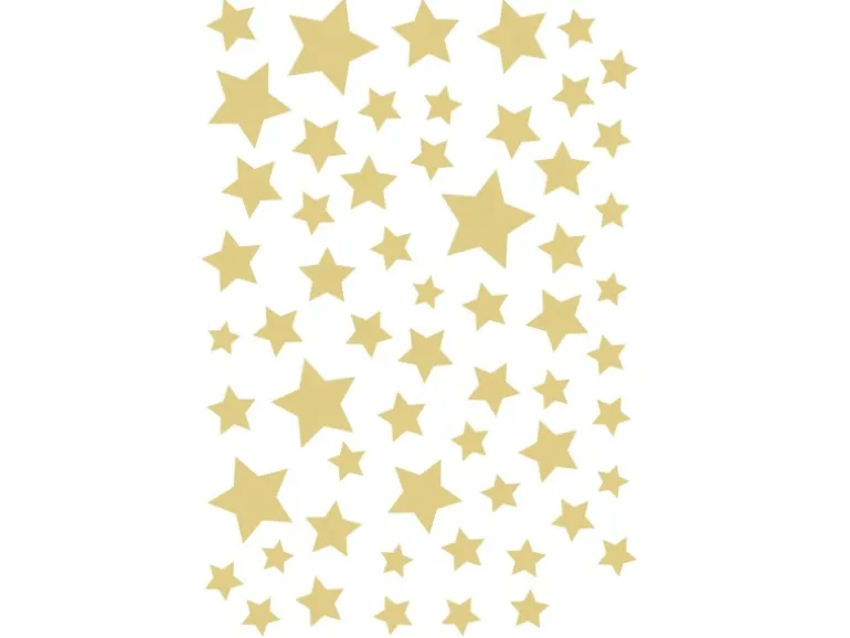 ESTAhome Wandtattoo Sternenhimmel Gelb 33 cm x 47,5 cm 156120