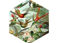 ESTAhome Wandtattoo Vögel Dschungelgrün 140 x 161 cm 159023