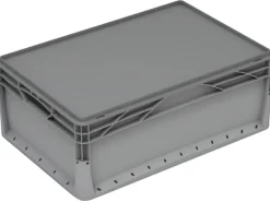 Eurobox-System Box Vollwand 22 cm x 40 cm x 60 cm Grau
