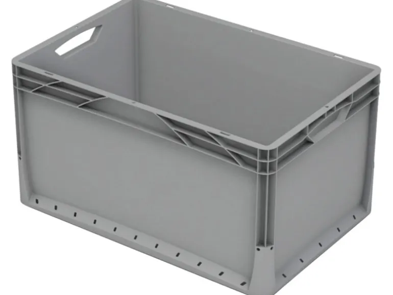 Eurobox-System Box Vollwand 60 cm x 40 cm x 32 cm Grau