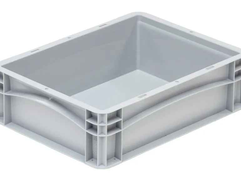 Eurobox-System Box Vollwand 40 cm x 30 cm x 12 cm Grau