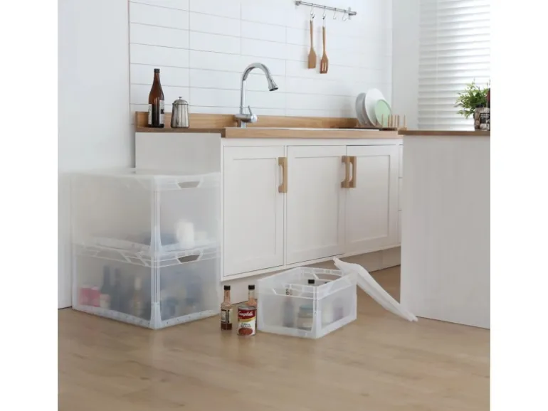 Eurobox-System Box Vollwand 60 x 40 x 32 cm Transparent