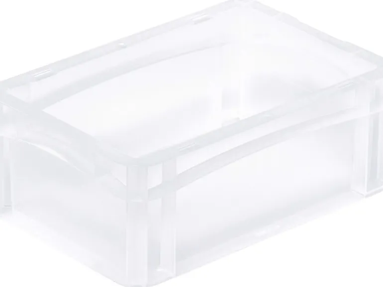 Eurobox-System Box Vollwand 30 x 20 x 12 cm Transparent