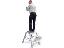 Euroline Premium 30581 Stufenstehleiter Breit 2x2 Stufen