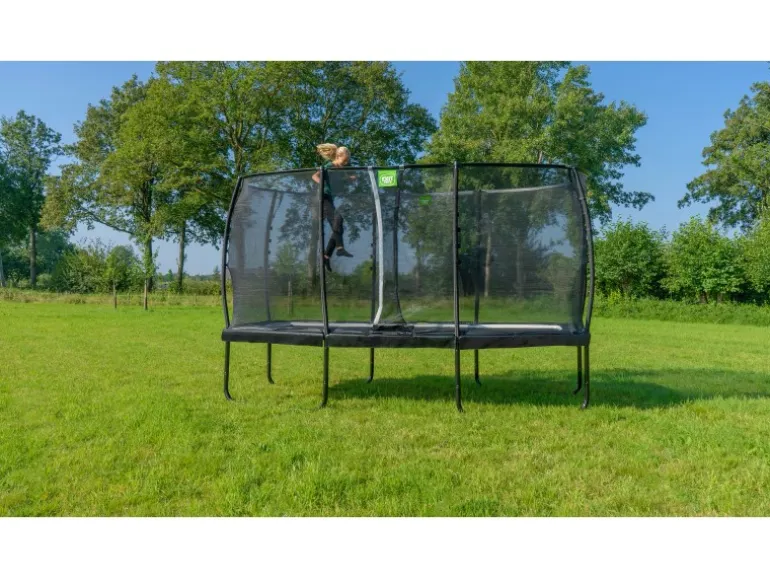 EXIT Allure Classic Trampolin 244 cm x 427 cm Schwarz