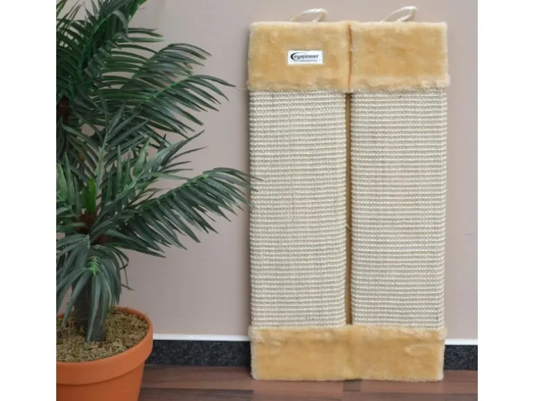 eyepower Sisal Kantenschutz M für Innen- und Außenecken 55 x 27 cm Beige