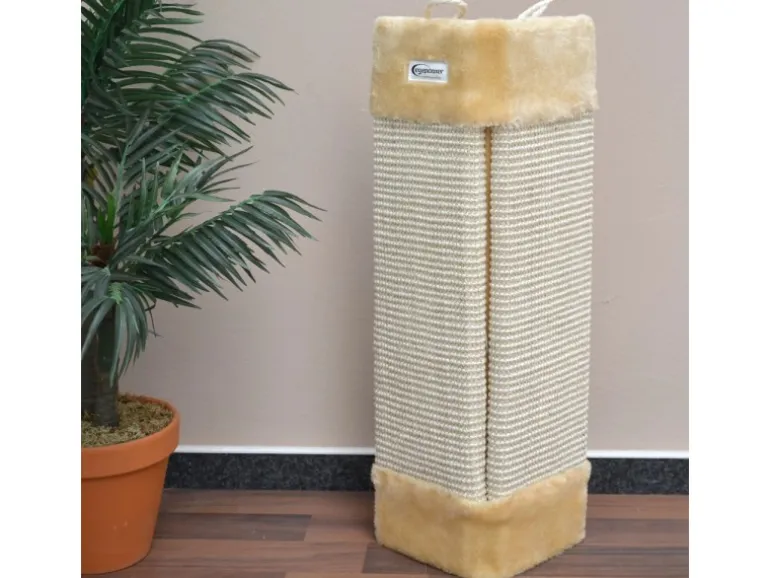 eyepower Sisal Kantenschutz M für Innen- und Außenecken 55 x 27 cm Beige