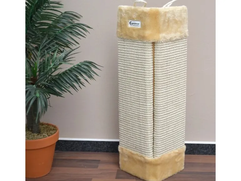 eyepower Sisal Kantenschutz M für Innen- und Außenecken 55 x 27 cm Beige
