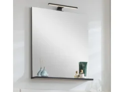 Fackelmann LED-Aufsatzleuchte TE-A 30 cm x 10,5 cm x 4,6 cm Schwarz Matt