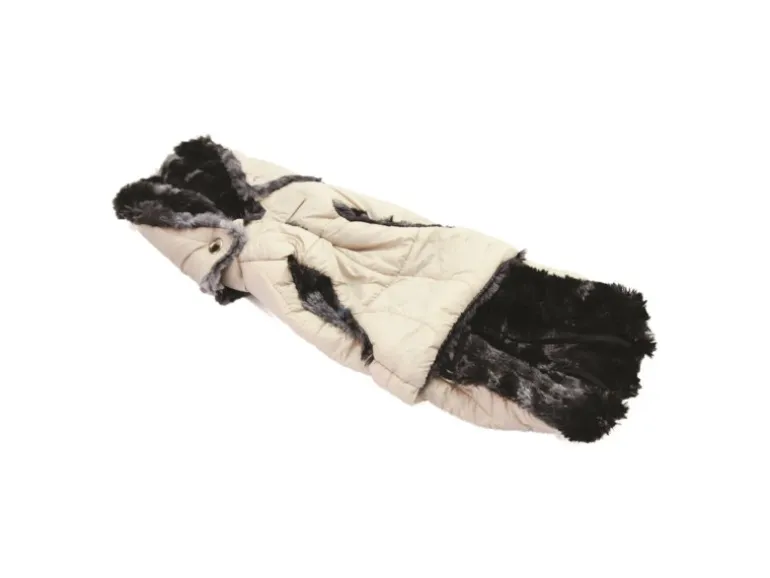 Fashion Dog Steppmantel für Hunde Beige 36 cm