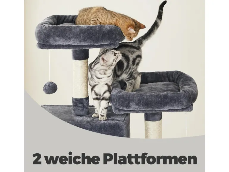 Feandrea Kratzbaum 206 cm Rauchgrau