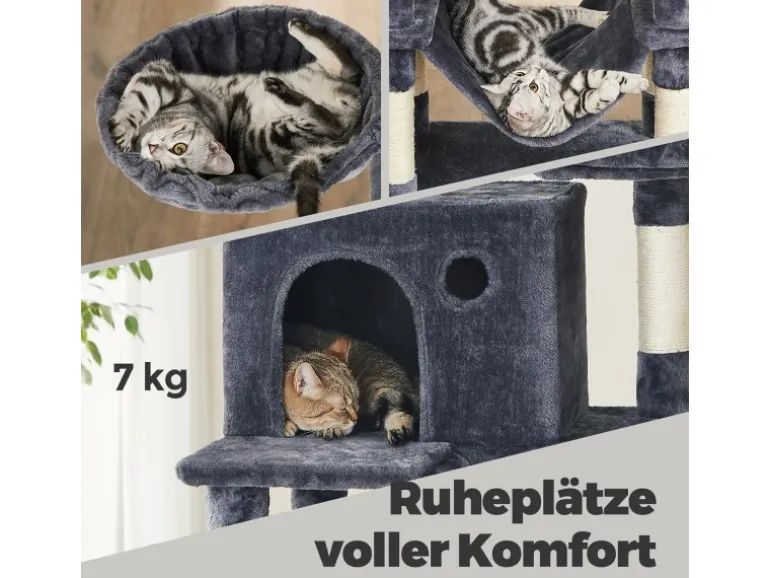 Feandrea Kratzbaum 206 cm Rauchgrau