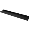 FIFITARA Wandregal 100 Cm Aus Stahl Schwarz Pulverbeschichtet Wandboard Bücherregal Metallregal