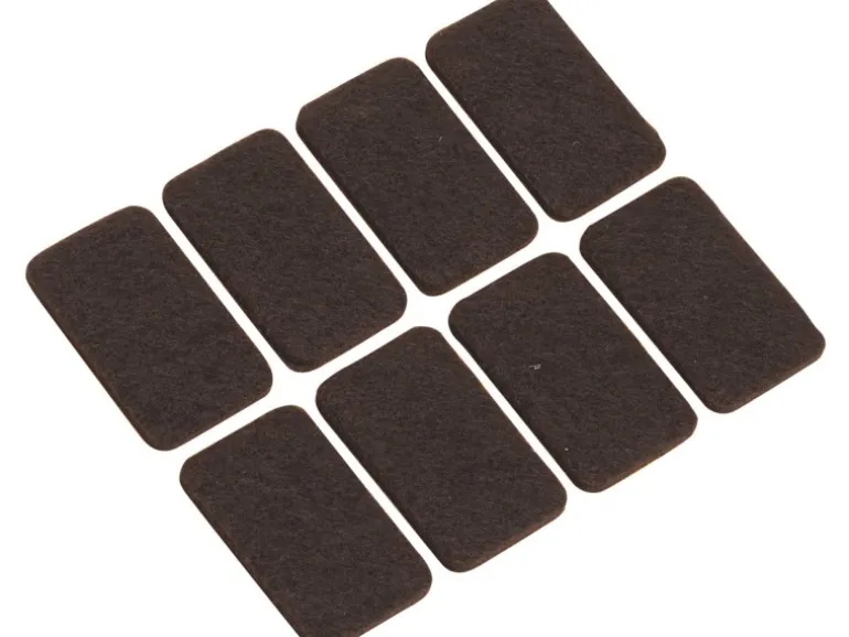 Filzgleiter Selbstklebend 22 mm x 36 mm 8 Stück Braun