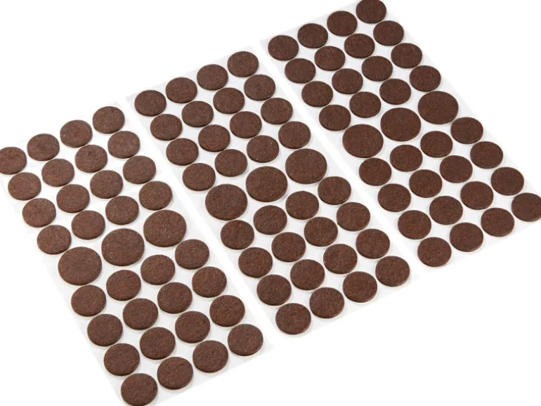 Filzgleiter-Set 105-teilig Braun