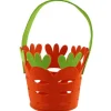 Filztasche Karotte Ø 18 cm x 24 cm Orange-Grün