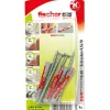 Fischer Duopower 6 x 50 S K Dübel mit Schraube je 4 Stück