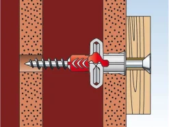 Fischer Duopower 6 x 50 S K Dübel mit Schraube je 4 Stück