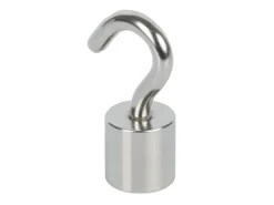 Fix-o-moll Magnethaken Neodym 38 mm x Ø 15 mm Silber 2 Stück
