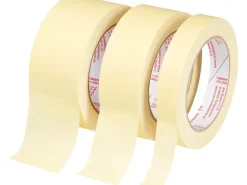 Flachkrepp Klebeband-Set 50 m x 18 mm x 38 mm x 48 mm