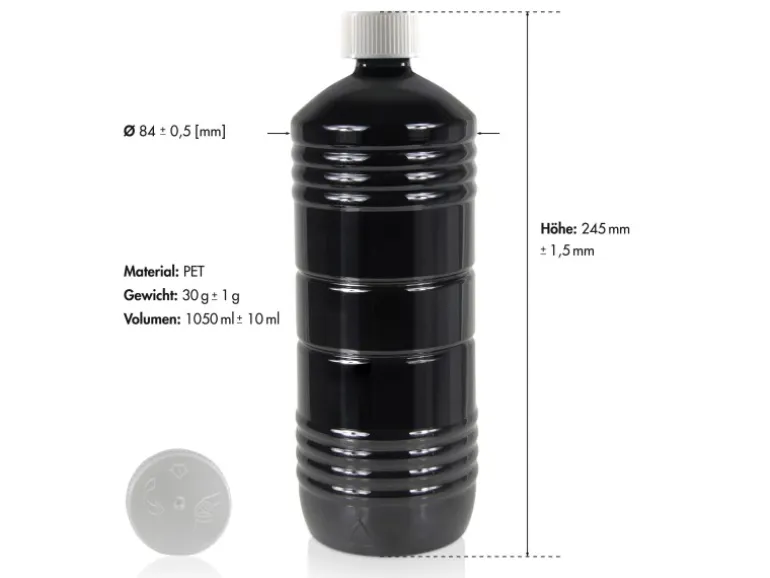 Flambiol Petroleum Heizöl in Flaschen 30 x 1l
