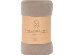Fleece-Decke 125 cm x 150 cm Taupe