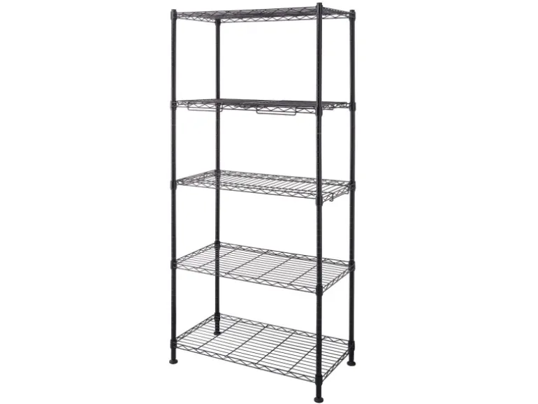 Floordirekt Gitterregal Taranaki Metallregal Entnehmbare Ablagen 75 x 40 x 170 cm