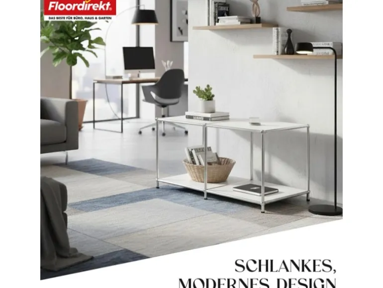 Floordirekt Metallregal Concept Epure MK-016 Sideboard 78 x 40 x 46 cm Weiß