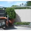Floracord Balkonverkleidung Silbergrau 75 cm x 300 cm