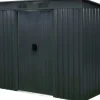 Floraworld Metall-Gerätehaus Anthrazit 2,69 m²