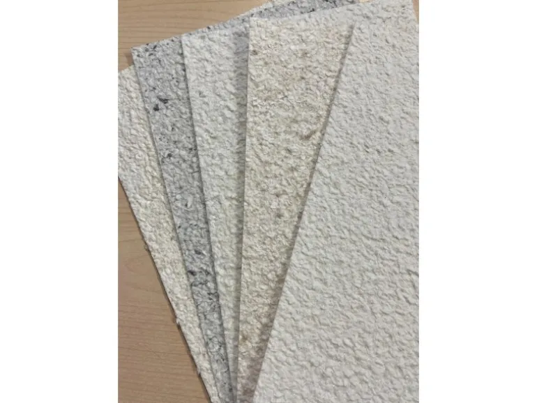 Floxxan Baumwollputz Montana 507 Cellulose Farbe Weiss mit Sand Putz Tapete Flüssigtapete