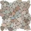 Flusskiesel Toscana Matt flat 30 cm x 30 cm