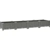furnicato Hochbeet 160x40x23 cm Polypropylen
