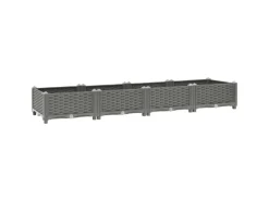 furnicato Hochbeet 160x40x23 cm Polypropylen