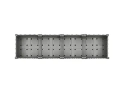 furnicato Hochbeet 160x40x23 cm Polypropylen