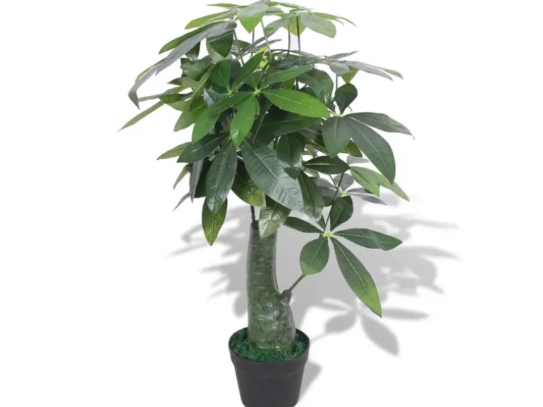 furnicato Künstliche Glückskastanie mit Topf 85 cm Grün
